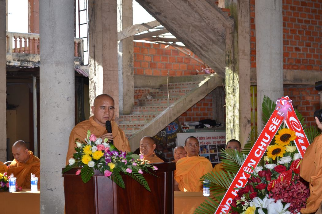 TT Thích Giác Duyên phát biểu khai mạc